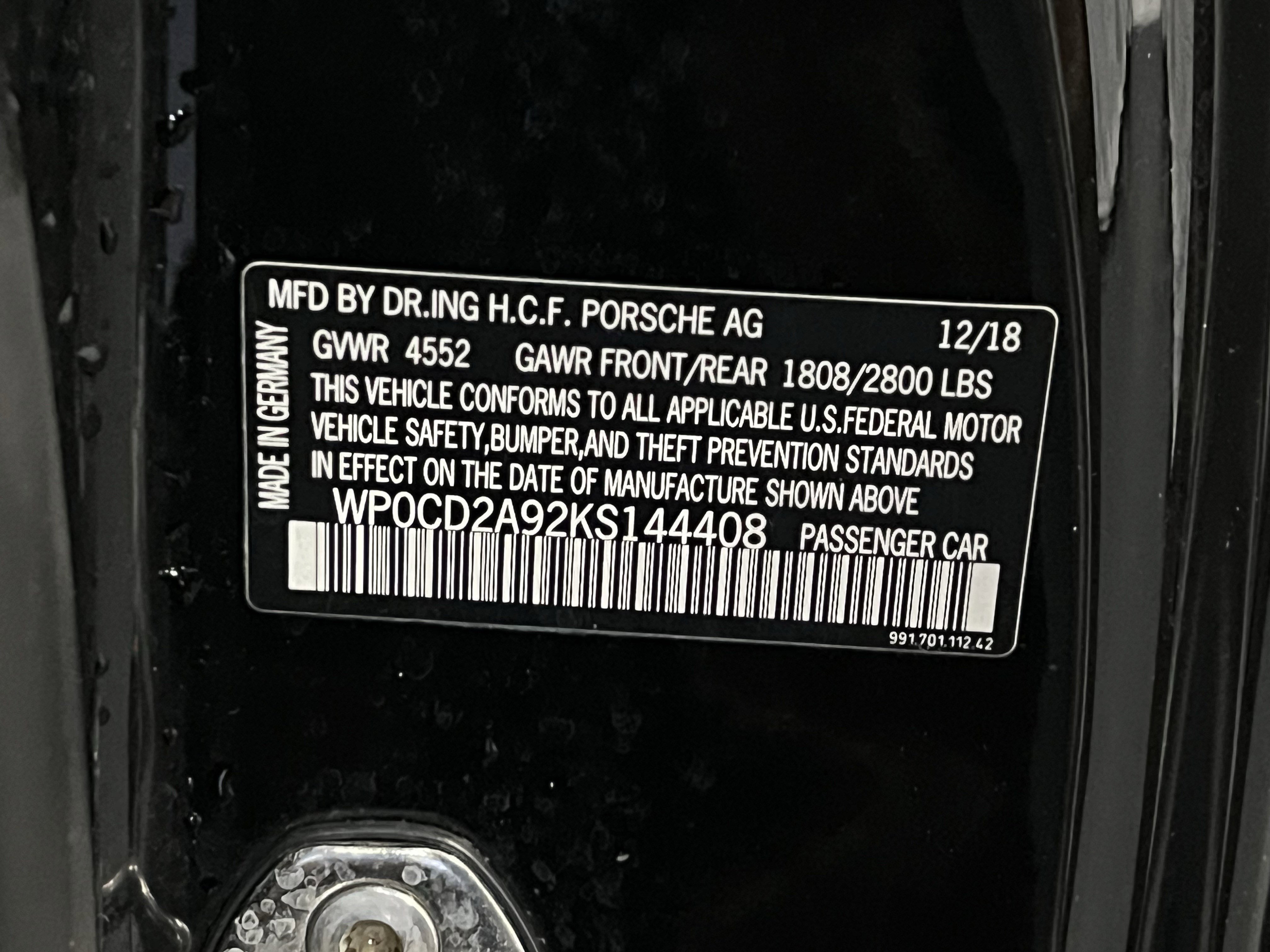 Certified 2019 Porsche 911 Turbo image 26