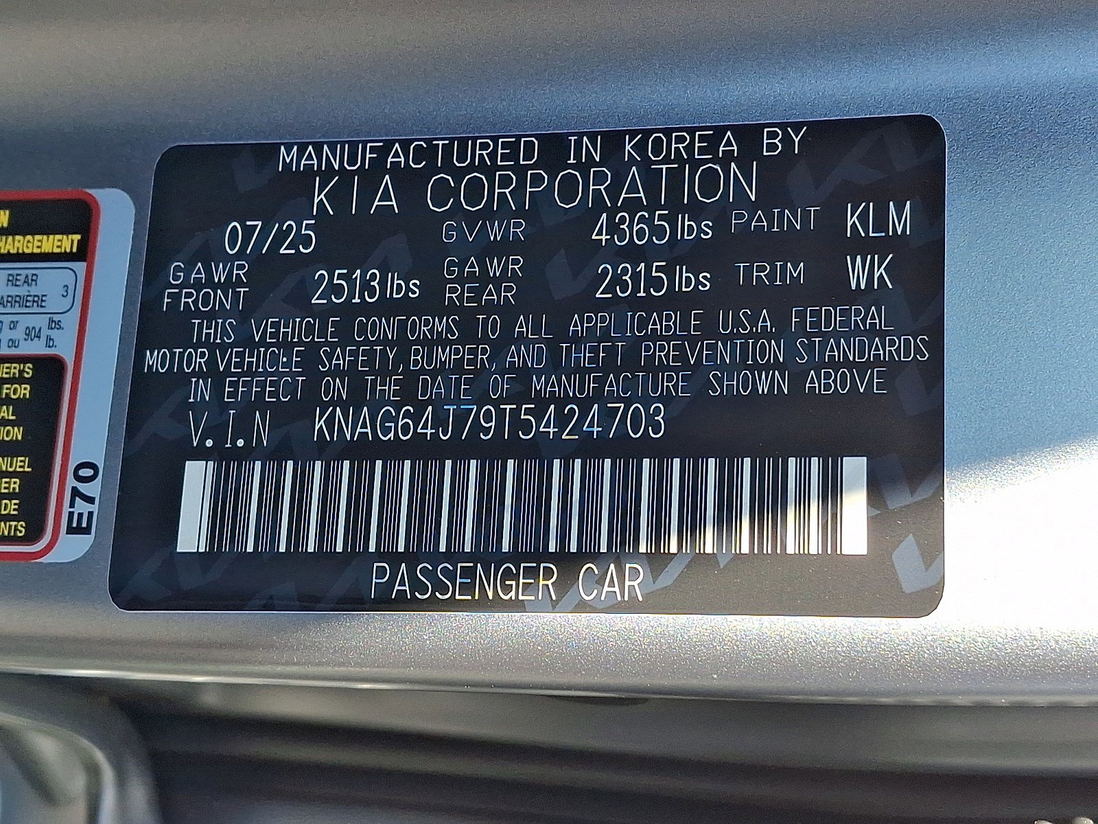 New 2026 Kia K5 GT-Line w/ GT-Line Red Interior Package FWD image 13