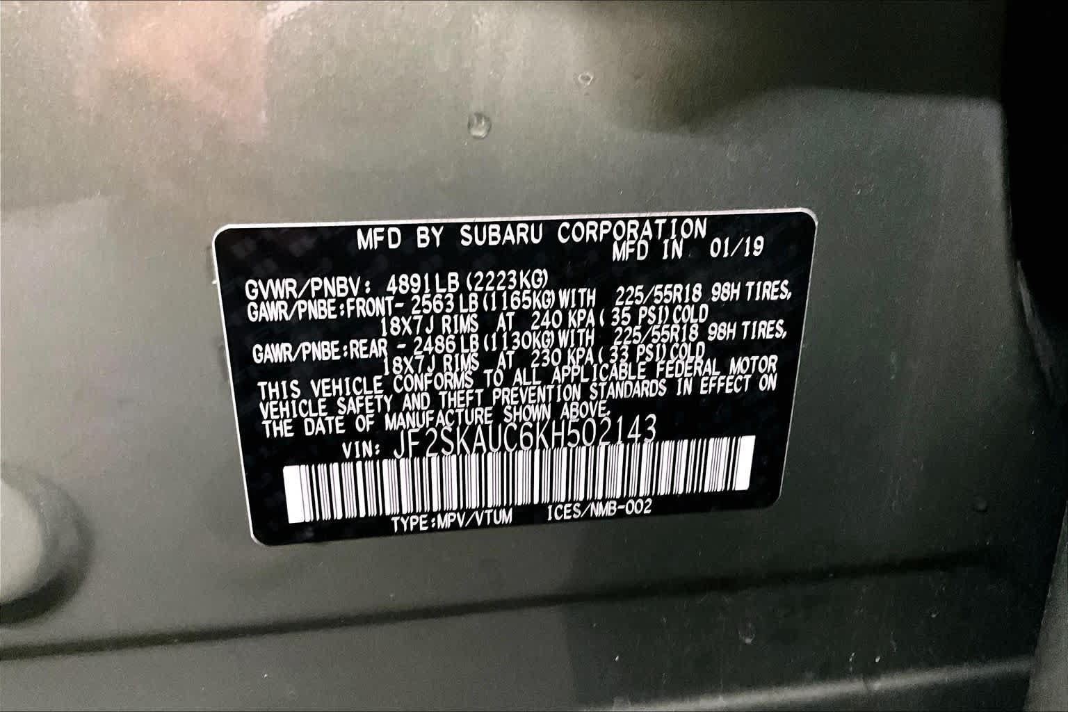 Used 2019 Subaru Forester Limited AWD/4WD image 36
