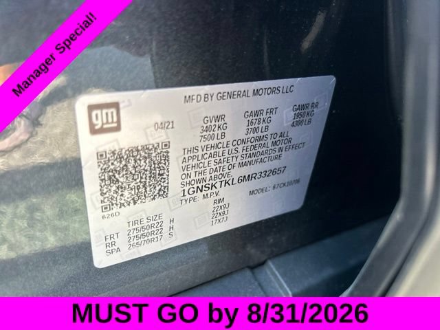 Used 2021 Chevrolet Tahoe High Country AWD/4WD image 38