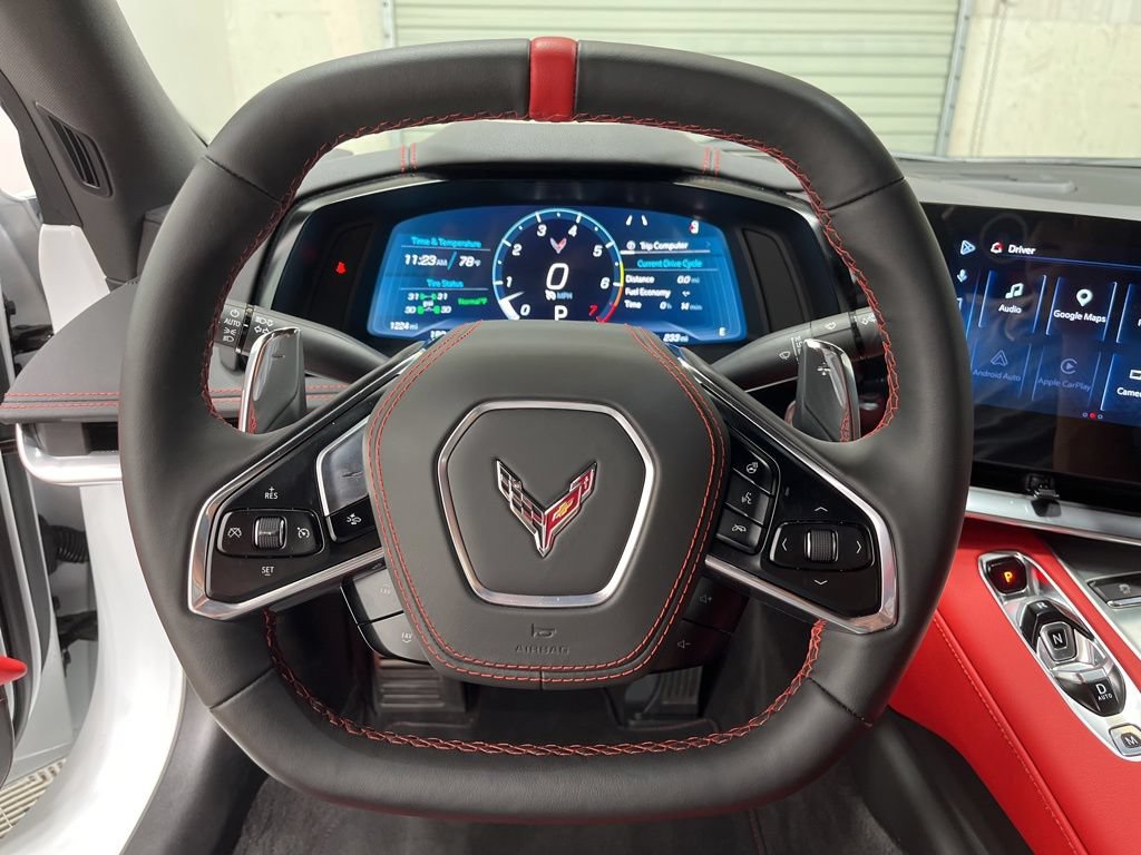 Used 2025 Chevrolet Corvette Stingray Preferred Cpe w/ Adrenaline Red Accent Package RWD image 16