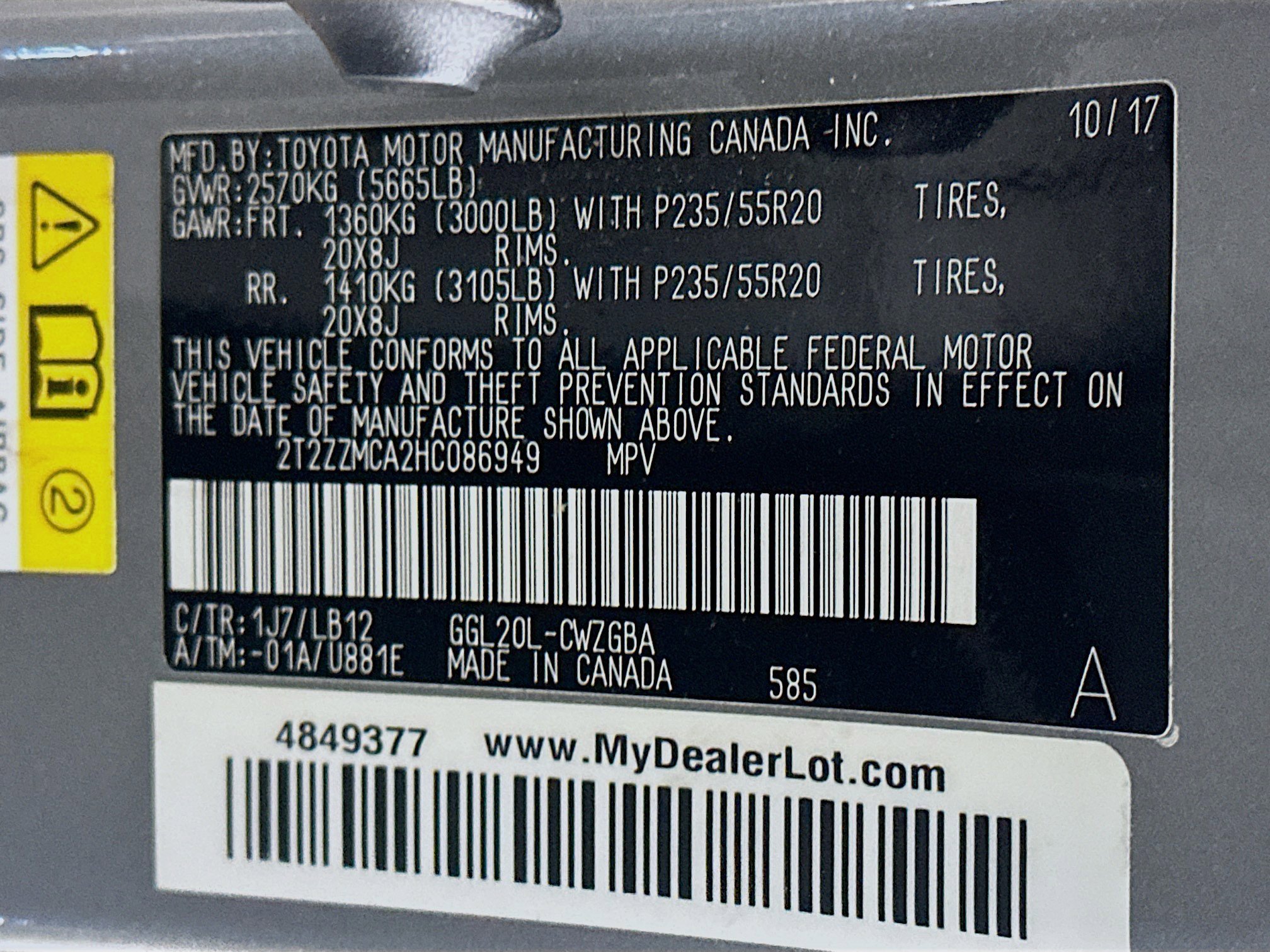 Used 2017 Lexus RX 350 RX 350 w/ Premium Package image 12