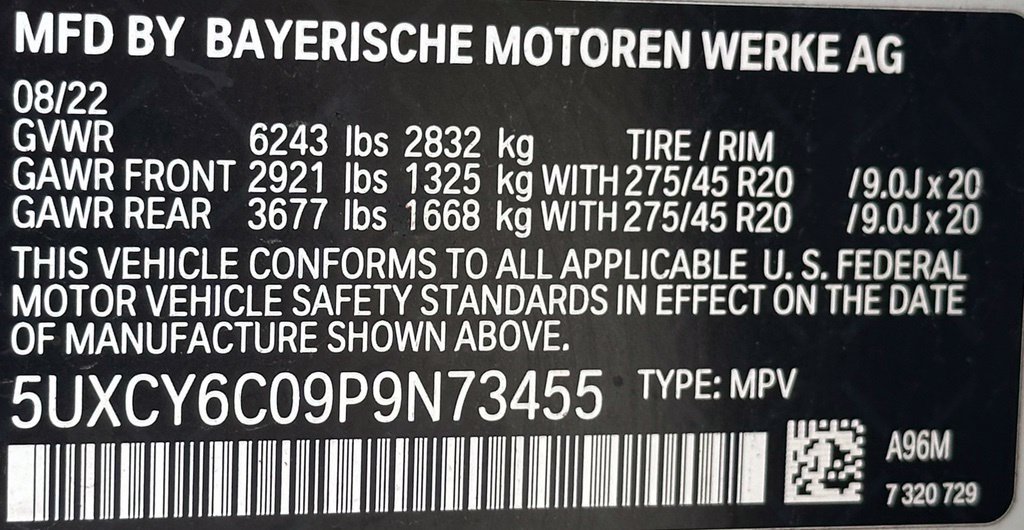 Certified 2023 BMW X6 xDrive40i AWD/4WD image 43