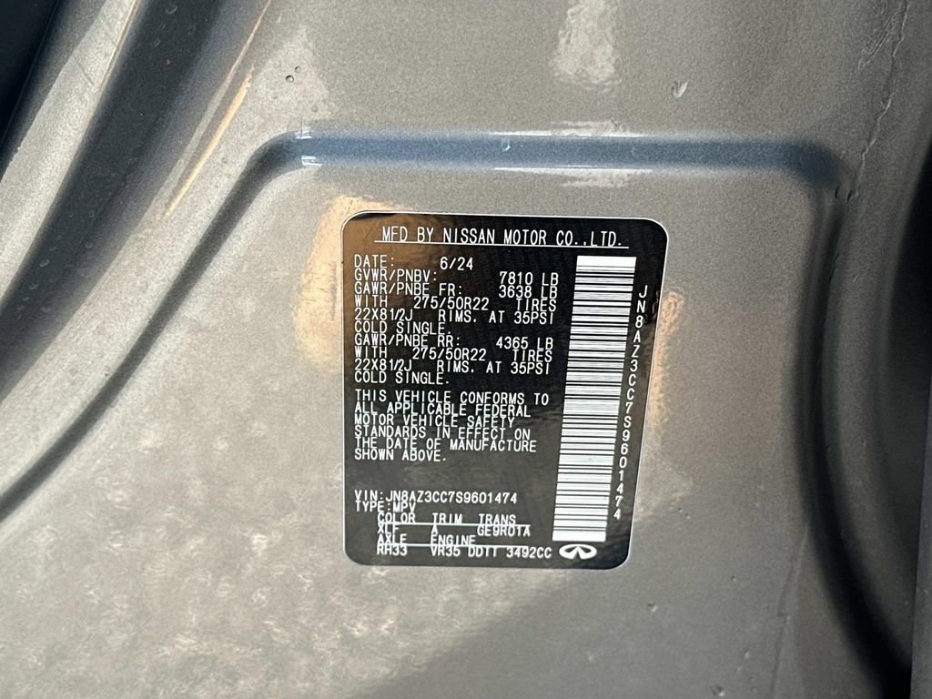 Certified 2025 INFINITI QX80 Autograph w/ Autograph Exterior Package image 42