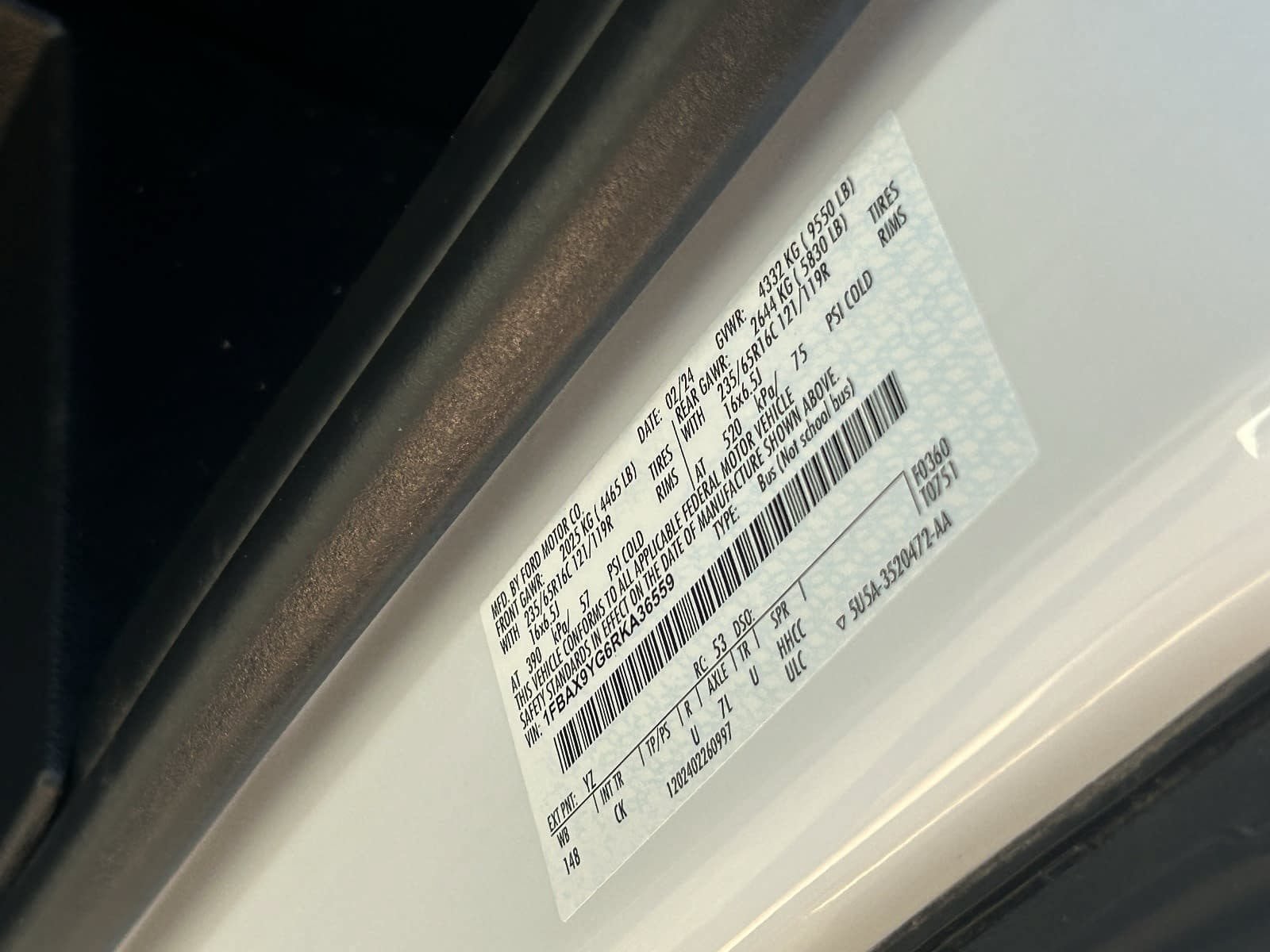 Used 2024 Ford Transit 350 XL AWD/4WD image 34