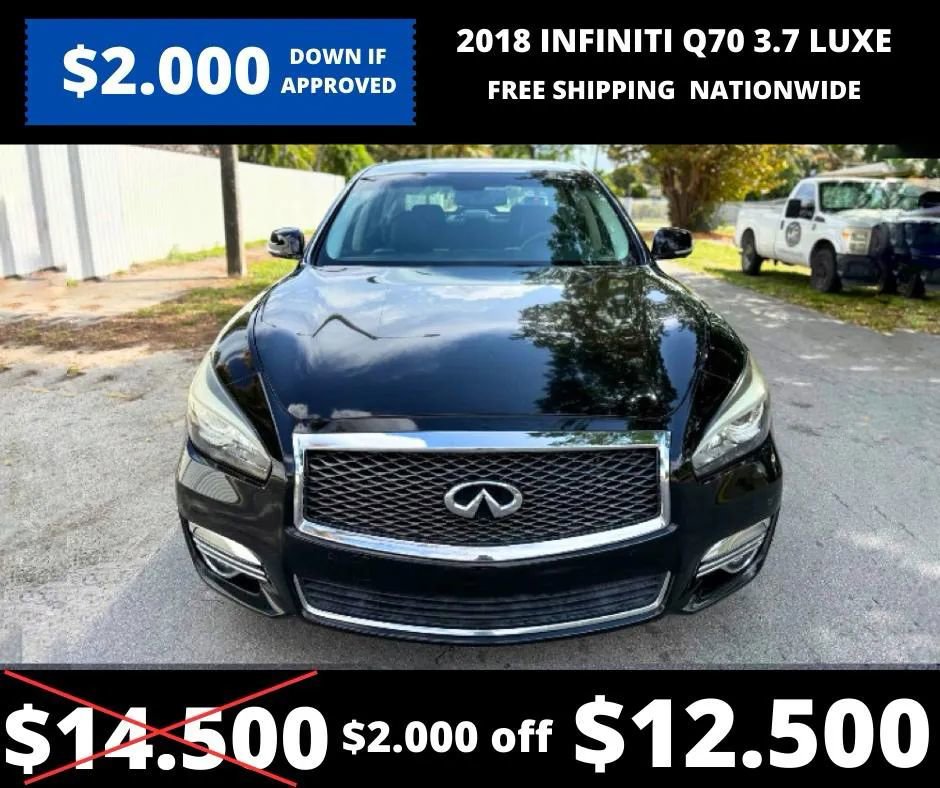Used 2018 INFINITI Q70 Luxe image 2