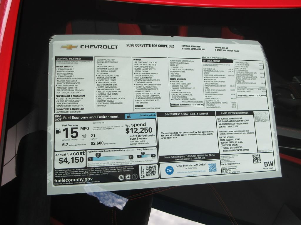 New 2026 Chevrolet Corvette Z06 image 31