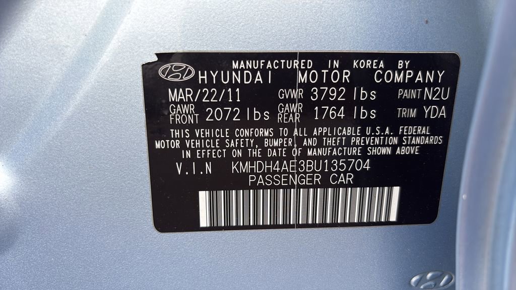 Used 2011 Hyundai Elantra GLS w/ Preferred Equipment Pkg 3 FWD image 24