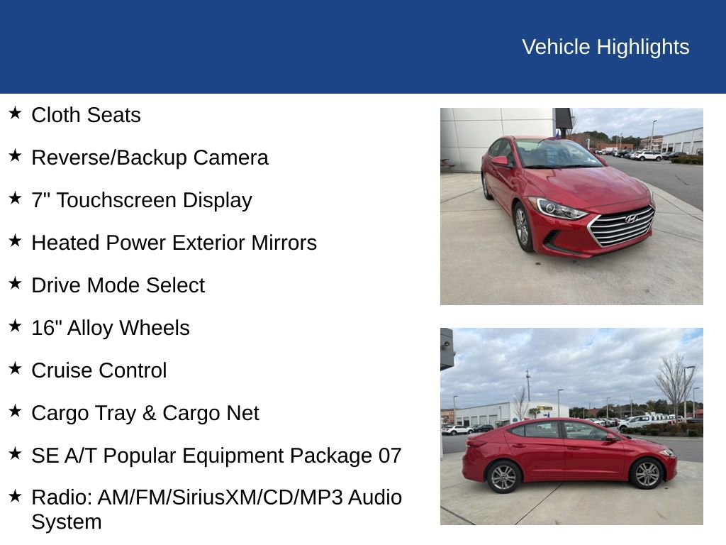 Used 2017 Hyundai Elantra SE image 29