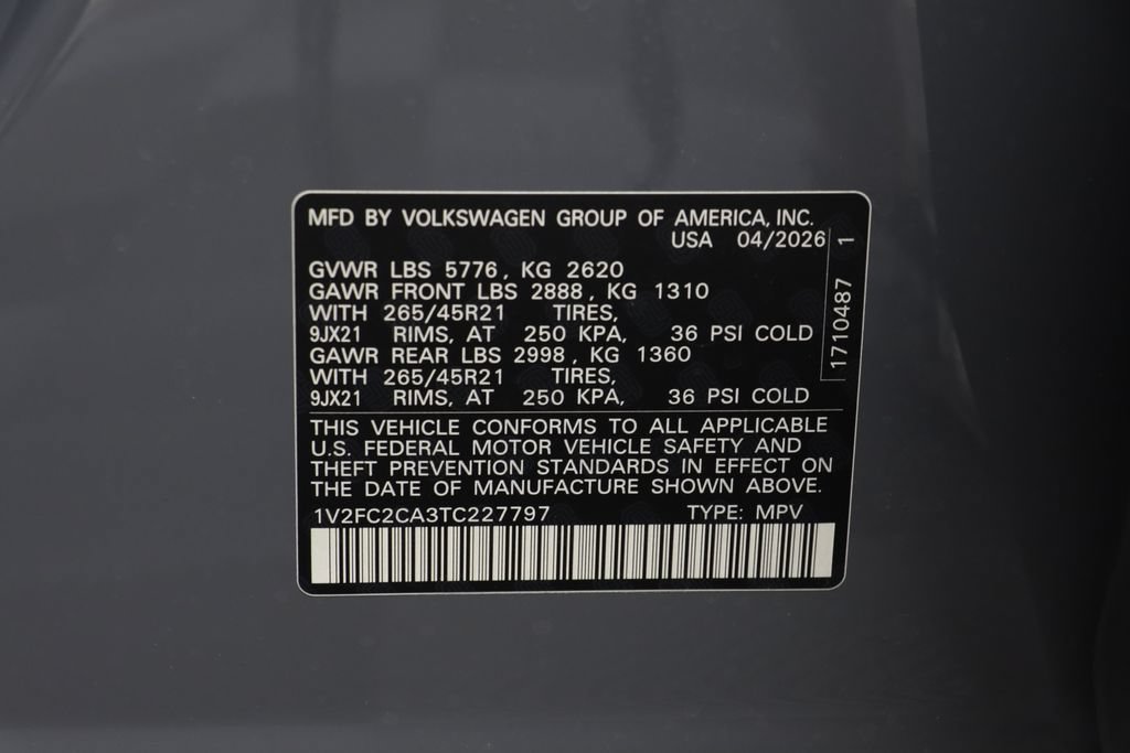 New 2026 Volkswagen Atlas Cross Sport SEL Premium R-Line AWD/4WD image 27