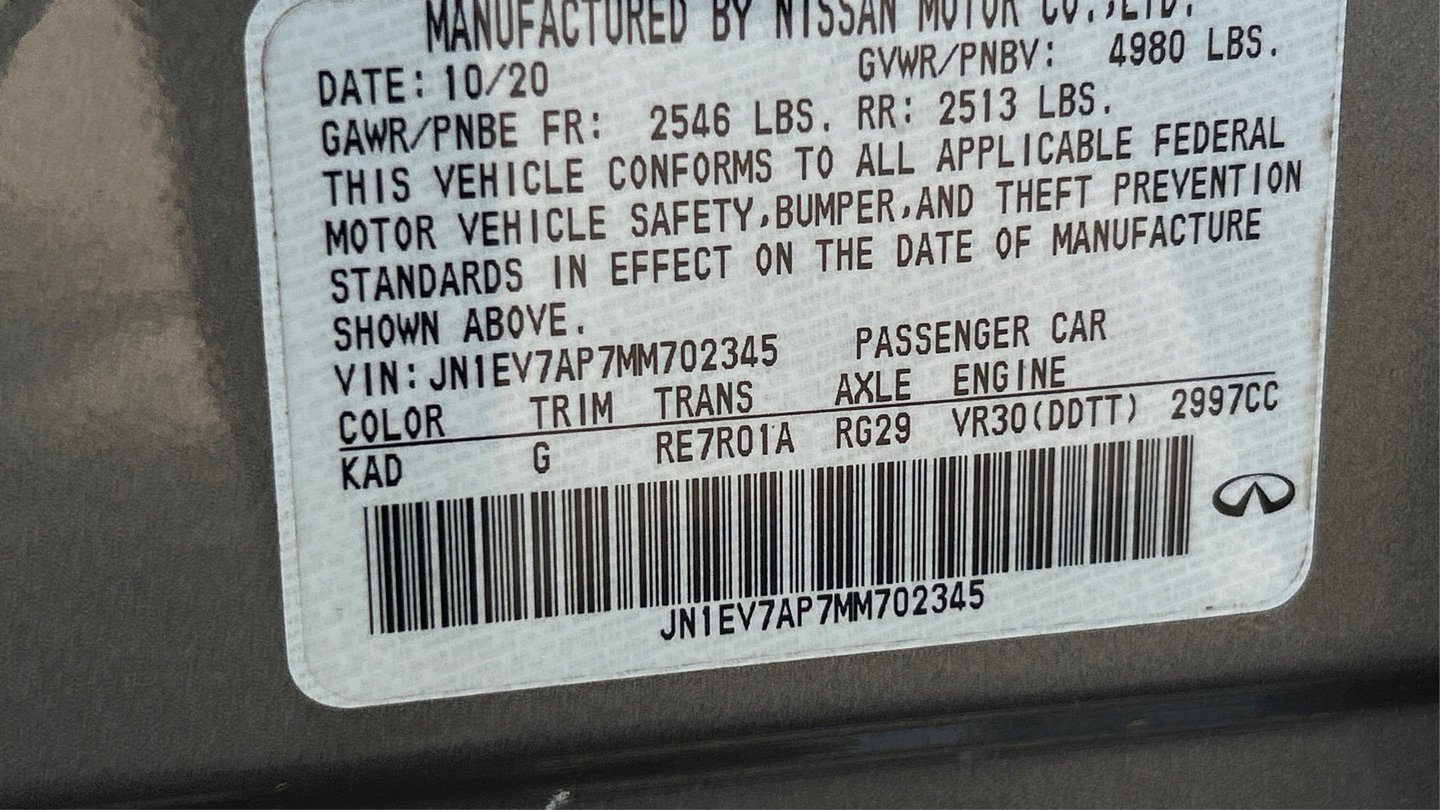 Used 2021 INFINITI Q50 Pure w/ Cargo Package image 40