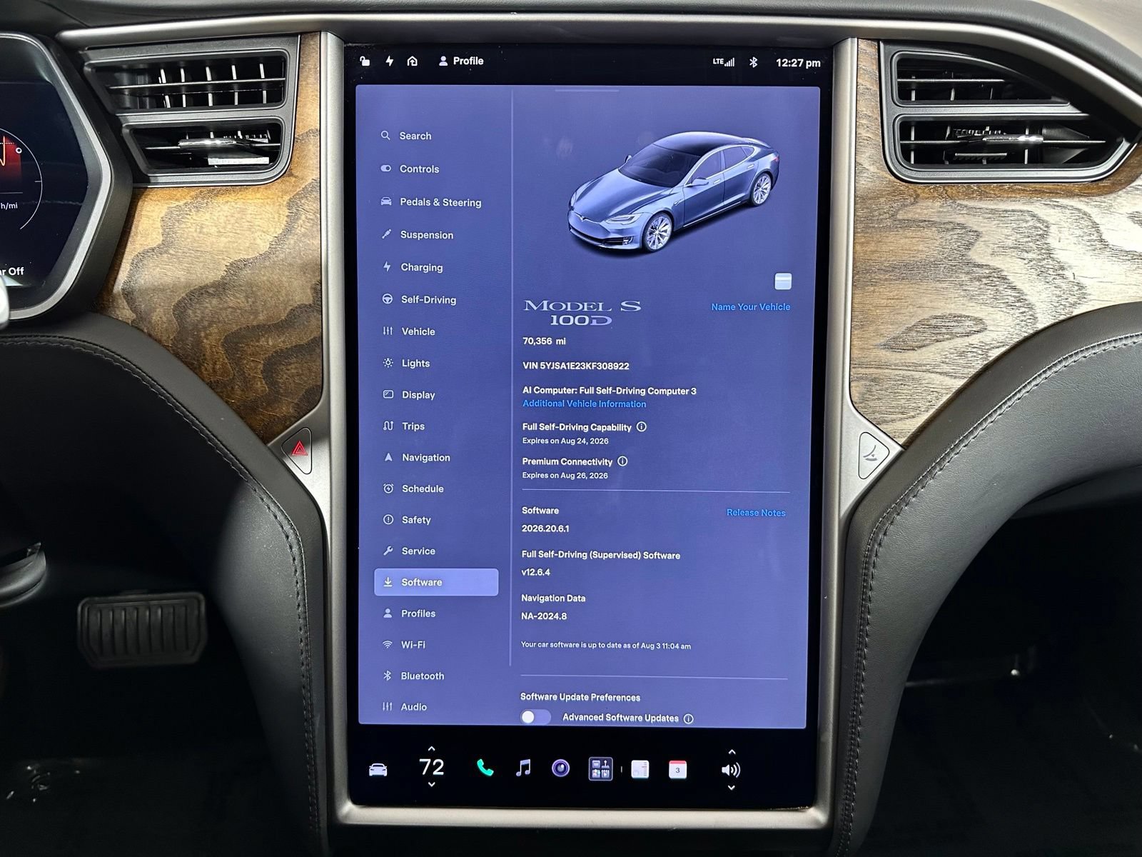 Used 2019 Tesla Model S 100D AWD/4WD image 3
