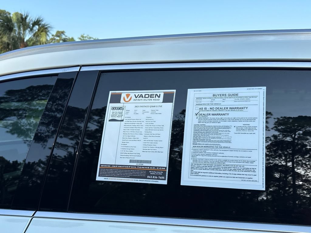 Certified 2023 INFINITI QX60 Luxe w/ Vision Package AWD/4WD image 22