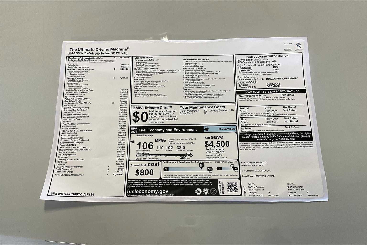 Used 2026 BMW i5 eDrive40 RWD image 19