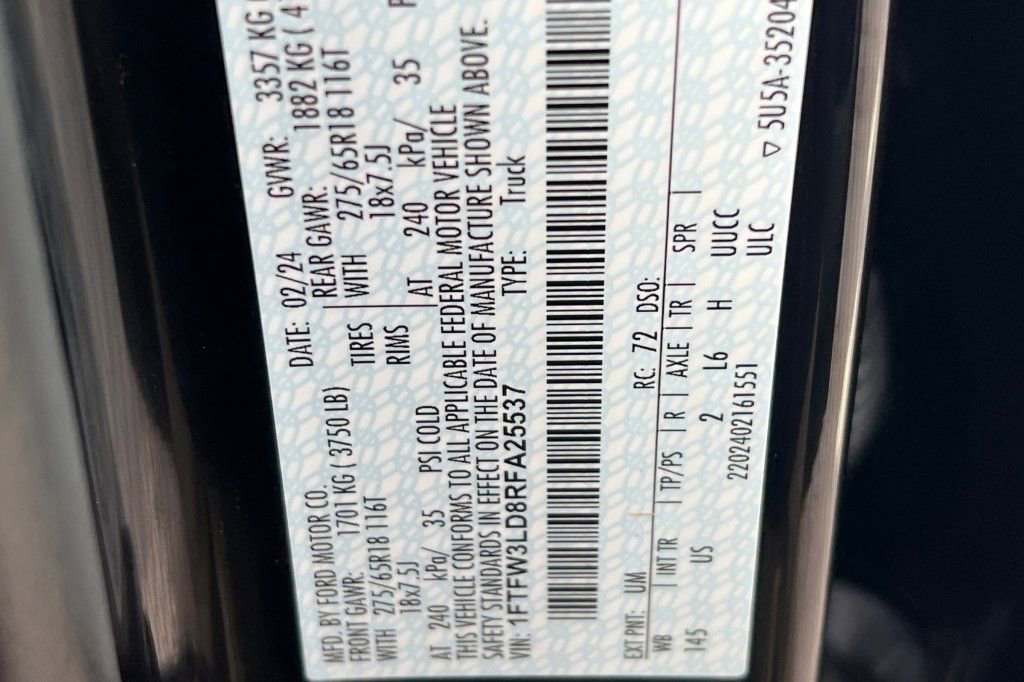 Used 2024 Ford F150 XLT w/ Mobile Office Package image 24