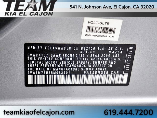 Used 2024 Volkswagen Jetta SE FWD image 30