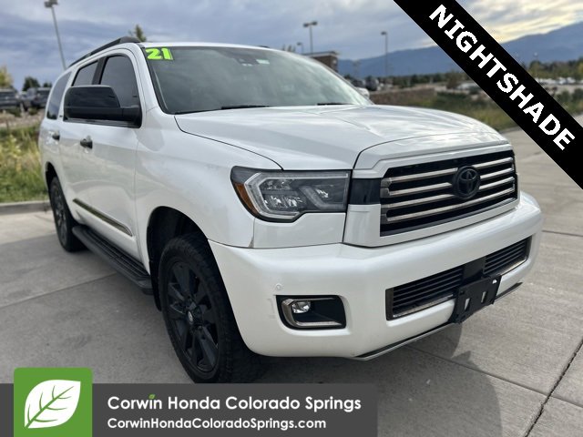 Used 2021 Toyota Sequoia Nightshade w/ Safety & Convenience Package video 1
