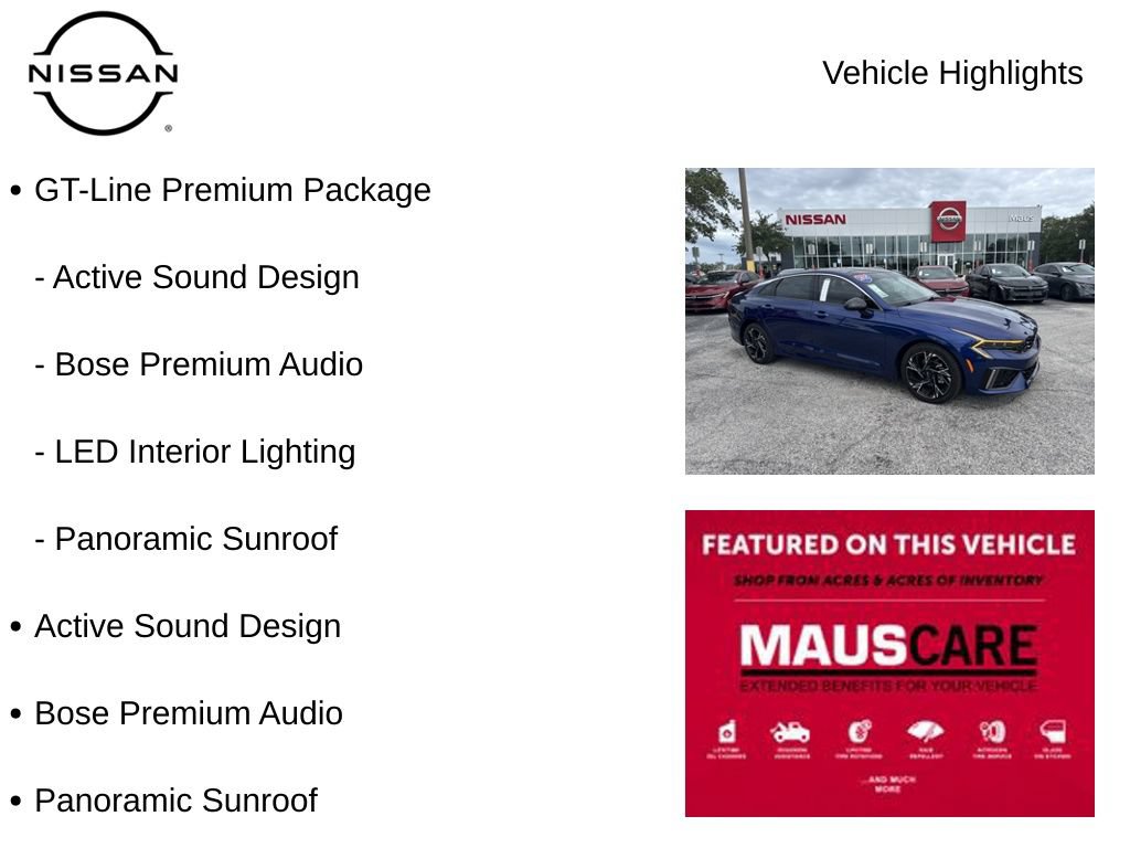 Used 2025 Kia K5 GT-Line w/ GT-Line Premium Package FWD image 8