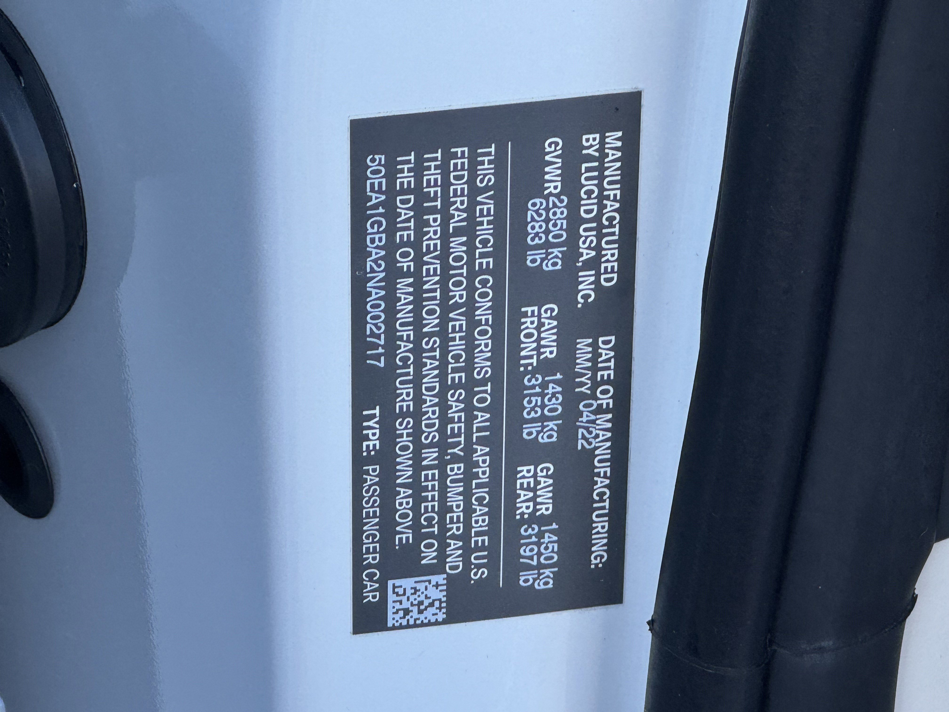 Used 2022 Lucid Air Grand Touring image 45