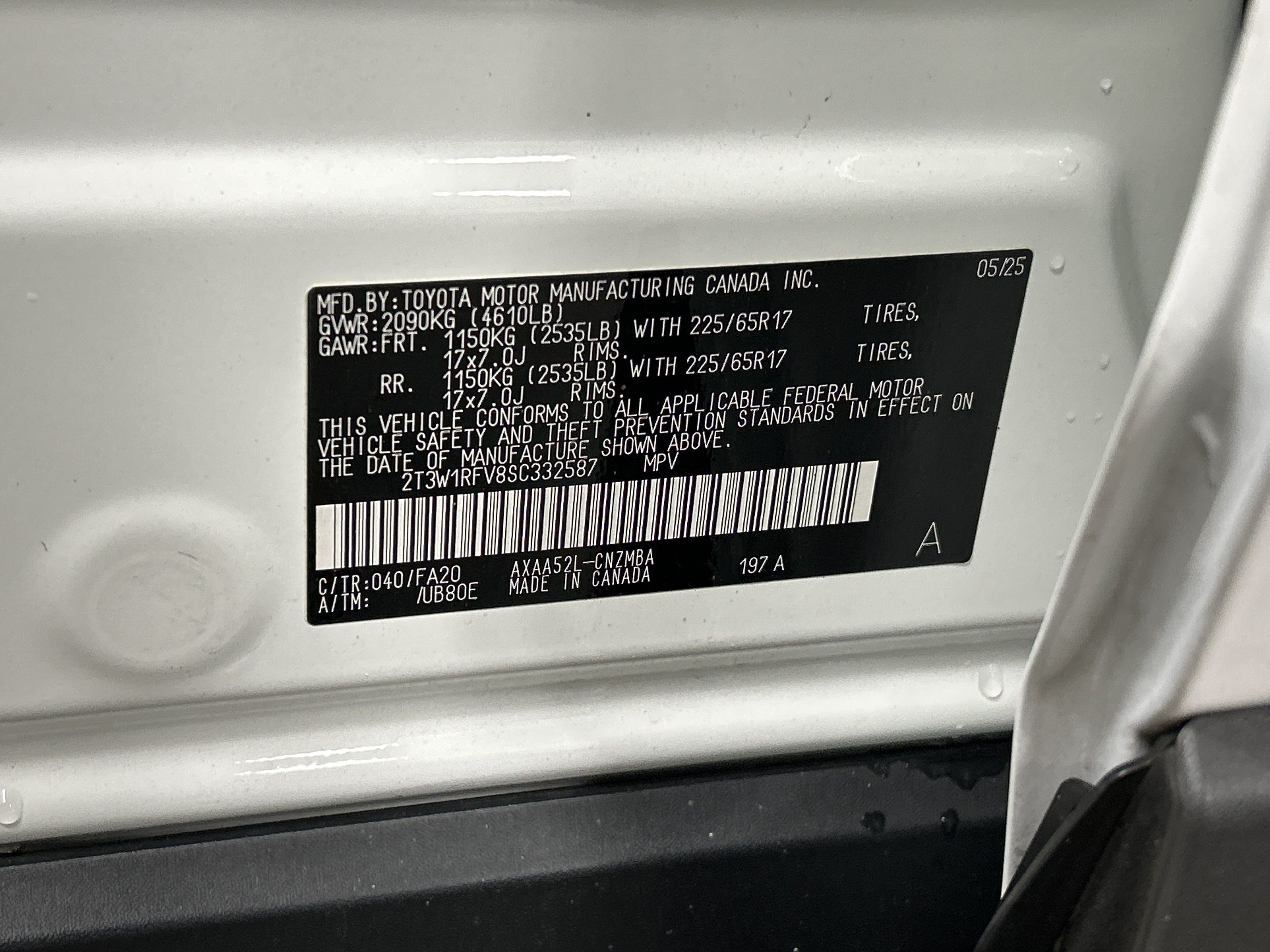 Certified 2025 Toyota RAV4 XLE w/ Convenience Package FWD image 34