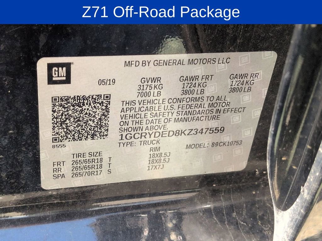 Used 2019 Chevrolet Silverado 1500 LT w/ All-Star Edition AWD/4WD image 11