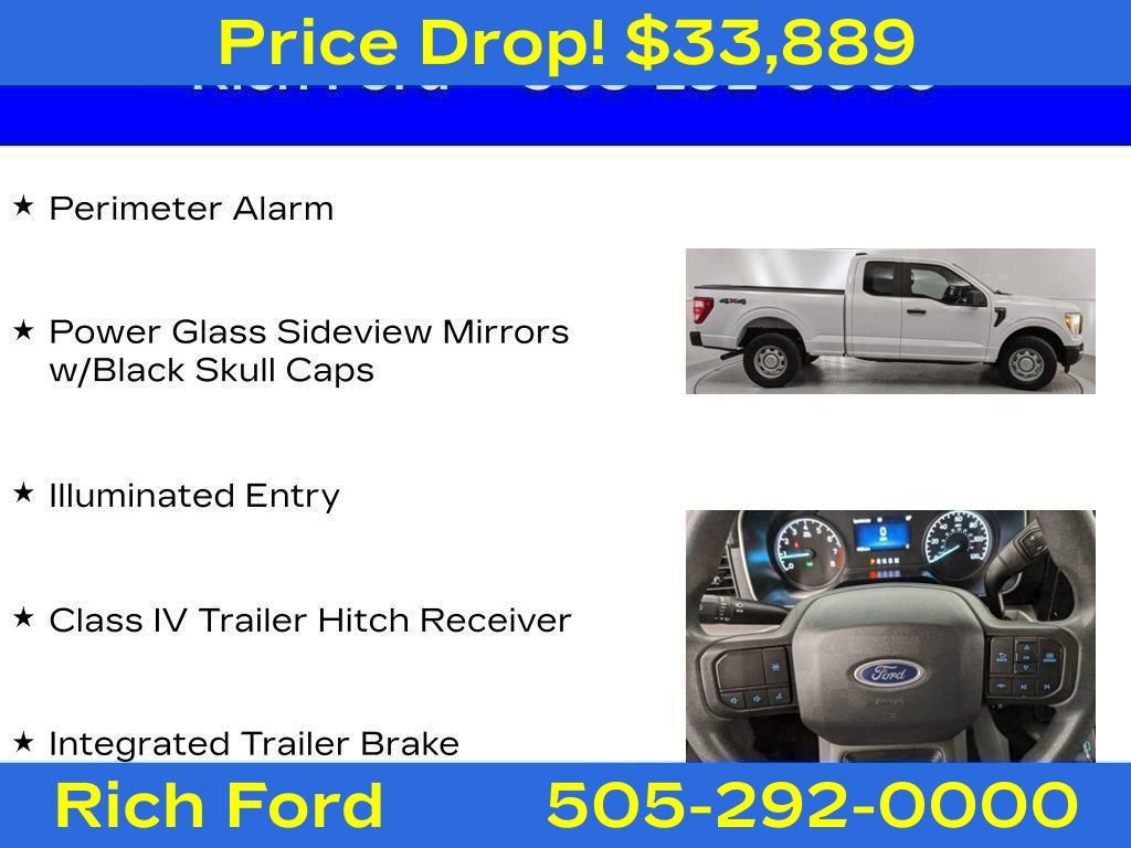 Certified 2022 Ford F150 XL w/ Trailer Tow Package AWD/4WD image 62