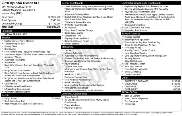Used 2020 Hyundai Tucson SEL image 7