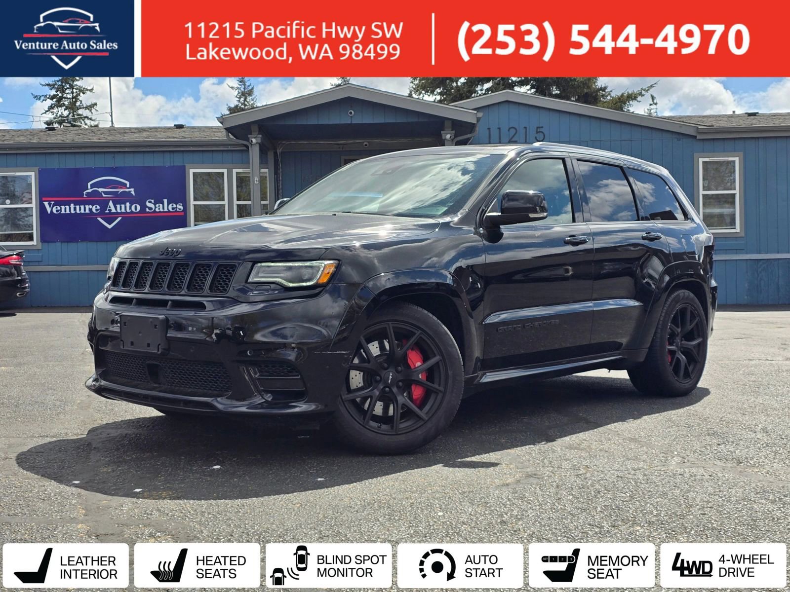 Used 2019 Jeep Grand Cherokee SRT AWD/4WD image 1