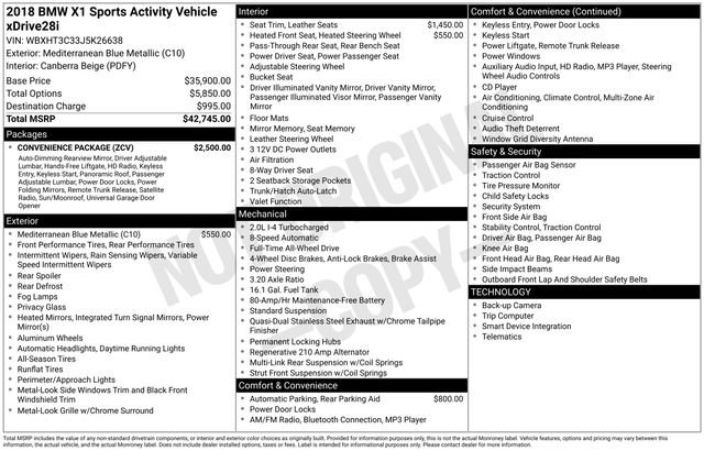 Used 2018 BMW X1 xDrive28i image 4