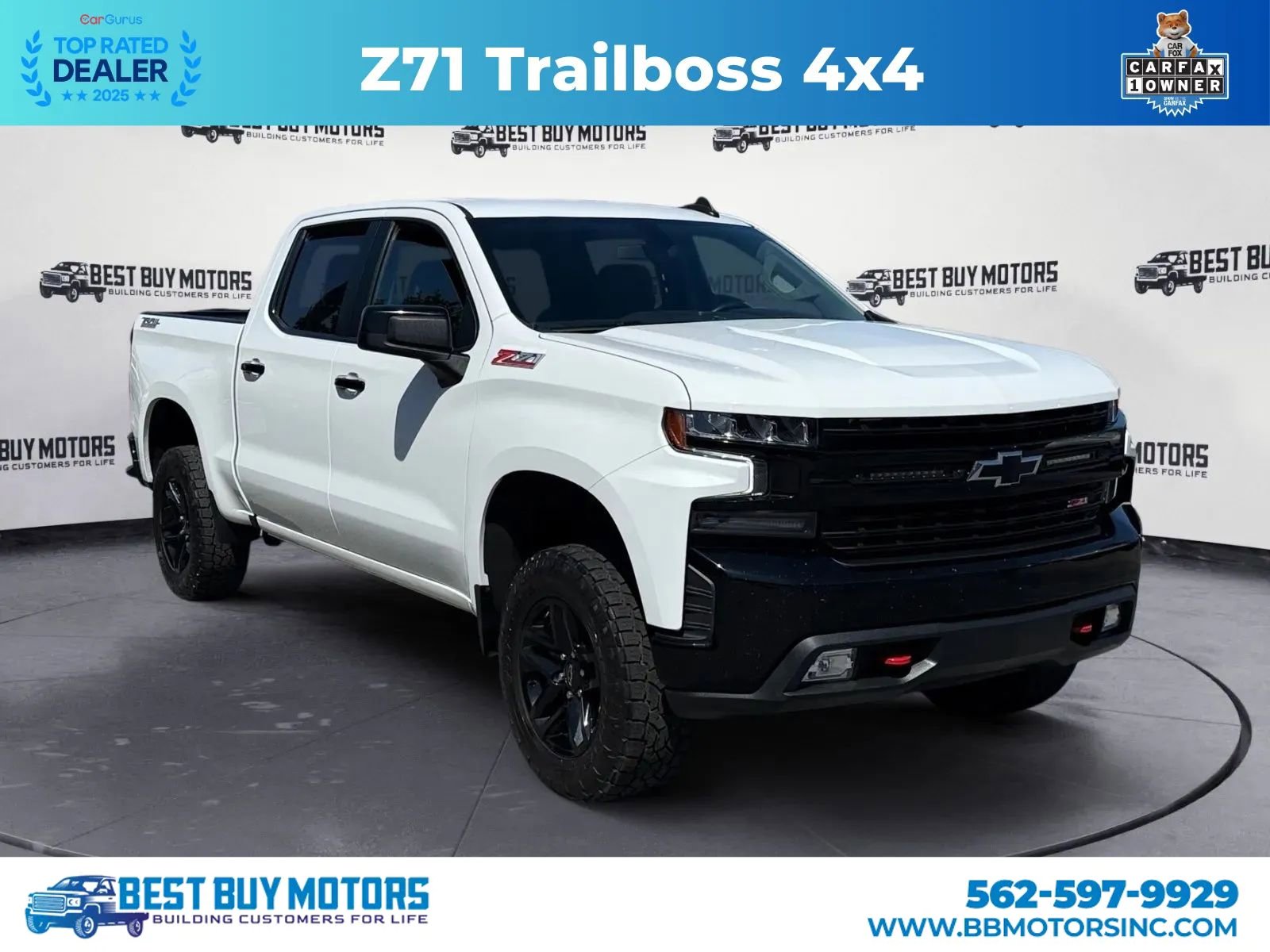 Used 2021 Chevrolet Silverado 1500 LT Trail Boss w/ Bed Protection Package image 1