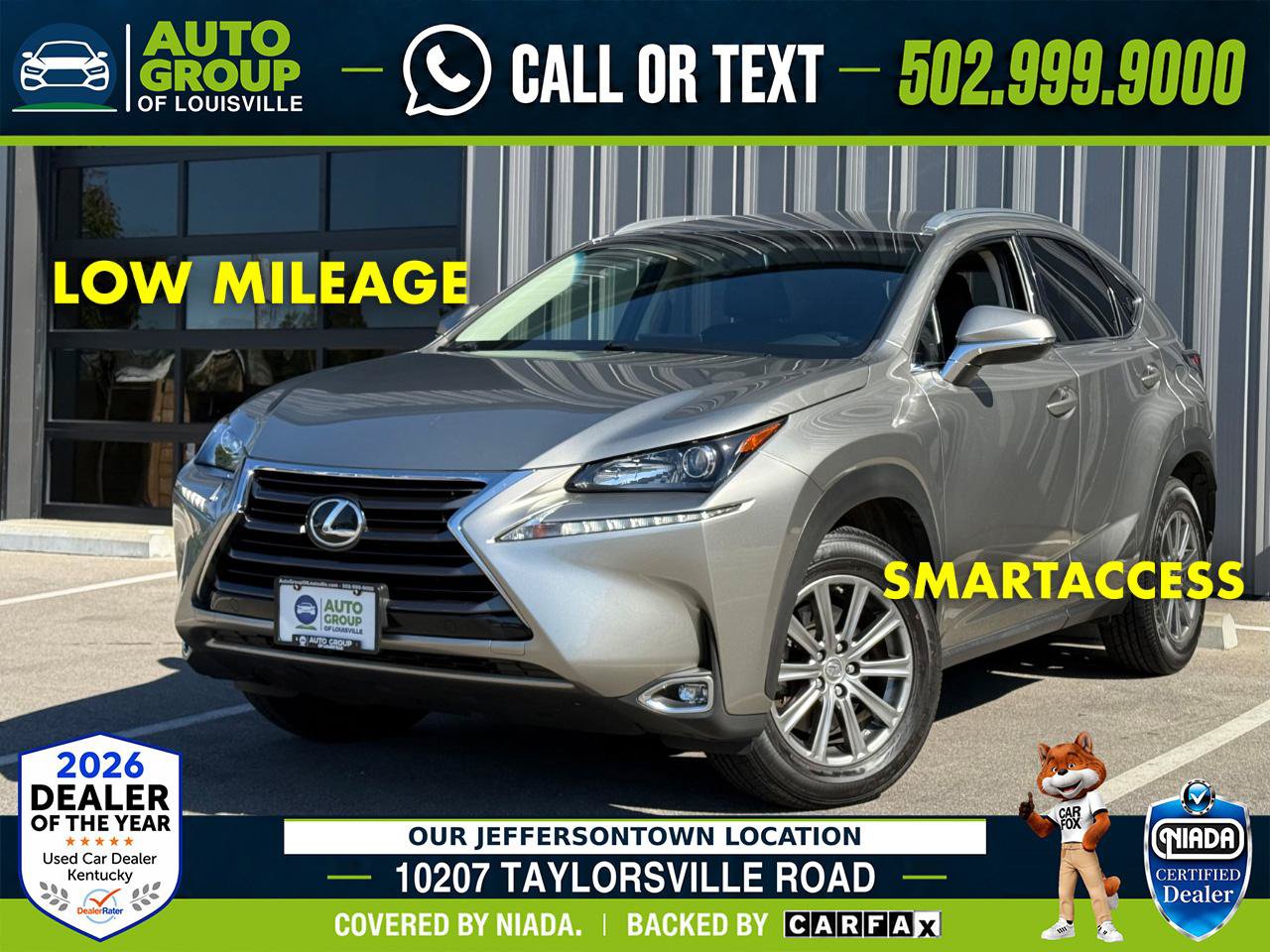 Used 2016 Lexus NX 200t AWD w/ Accessory Package