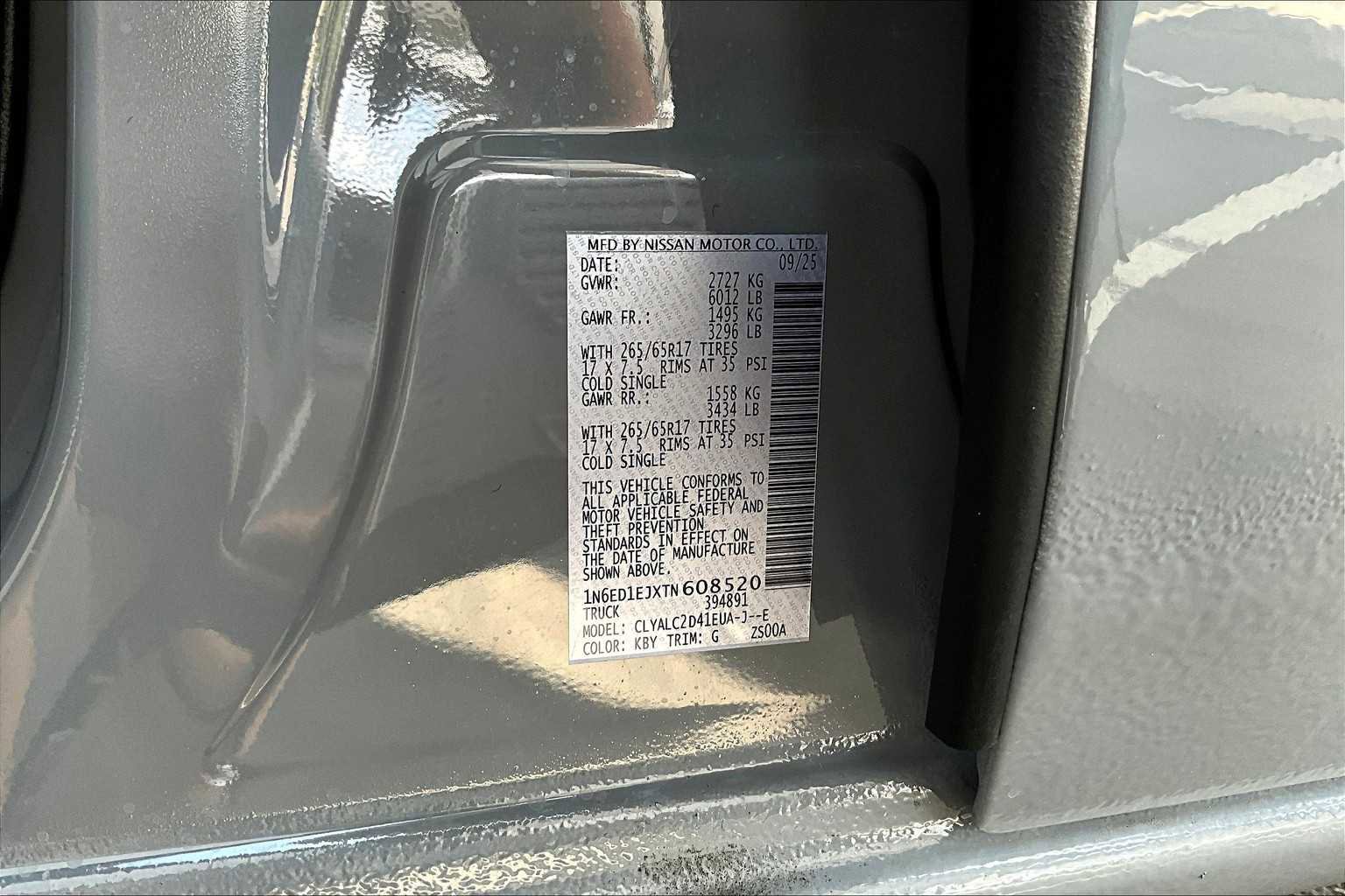 New 2026 Nissan Frontier SV image 22