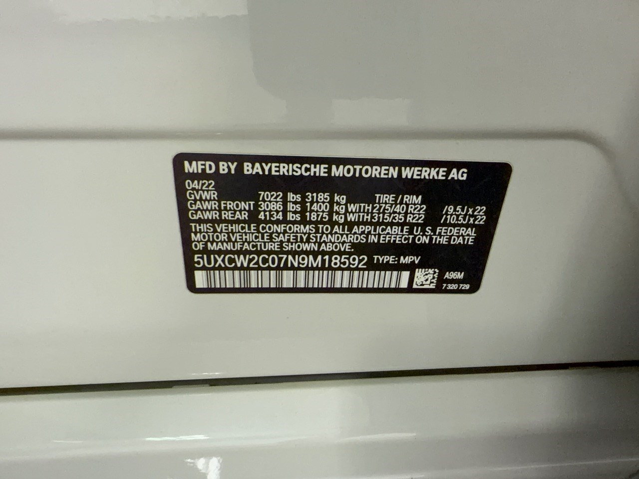 Certified 2022 BMW X7 xDrive40i w/ Premium Package AWD/4WD image 31