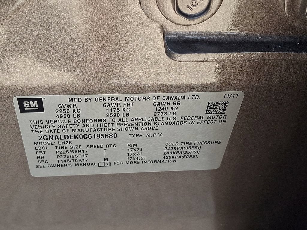 Used 2012 Chevrolet Equinox LT FWD image 27