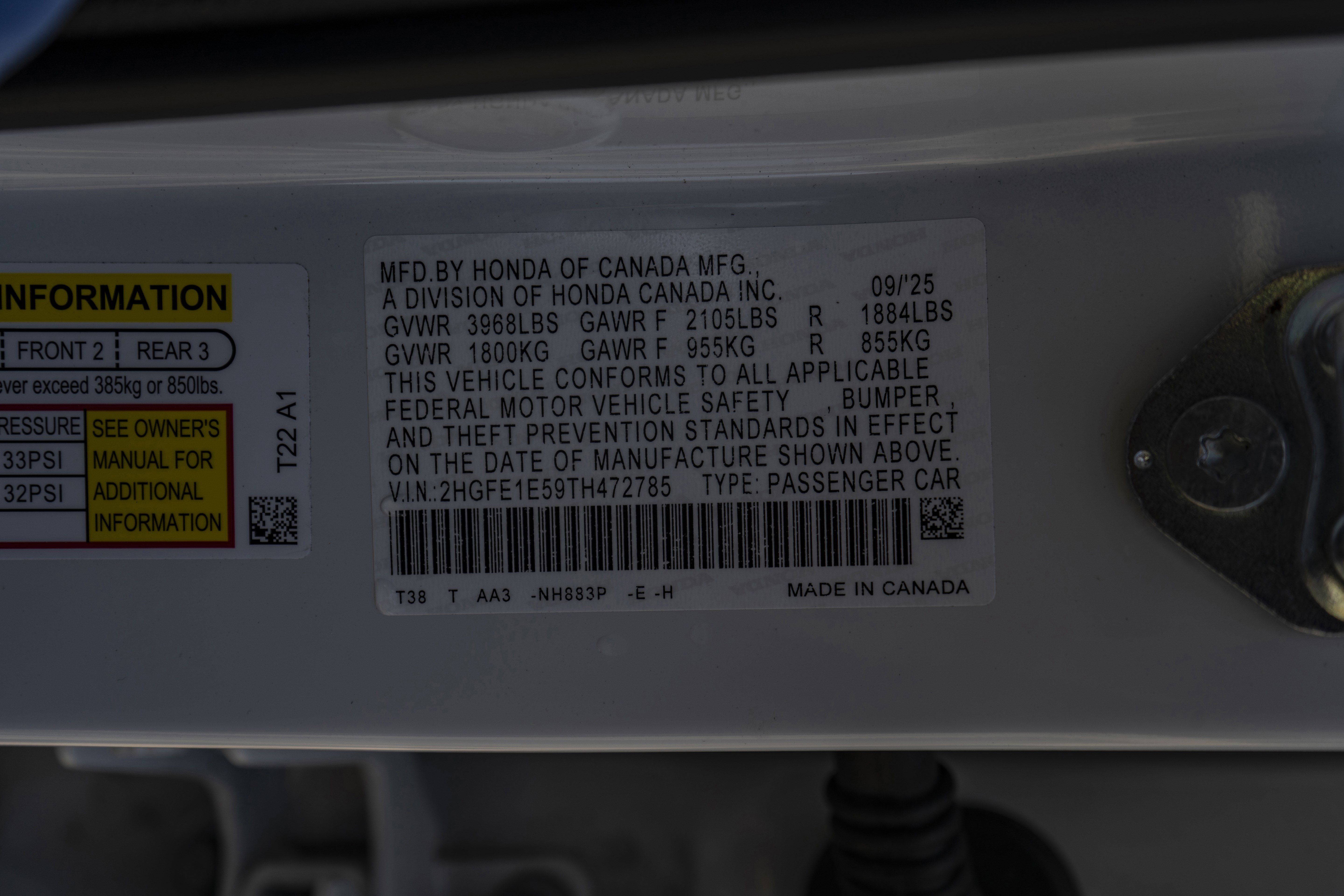 Certified 2026 Honda Civic Si image 47