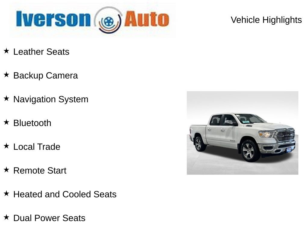 Used 2024 RAM 1500 Laramie AWD/4WD image 2
