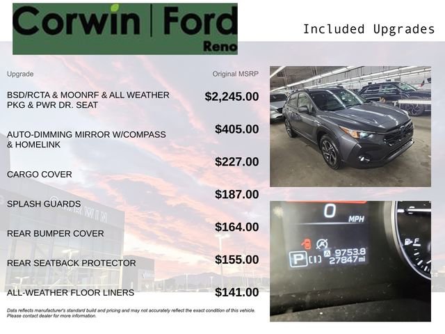 Used 2024 Subaru Crosstrek 2.0i Premium image 3