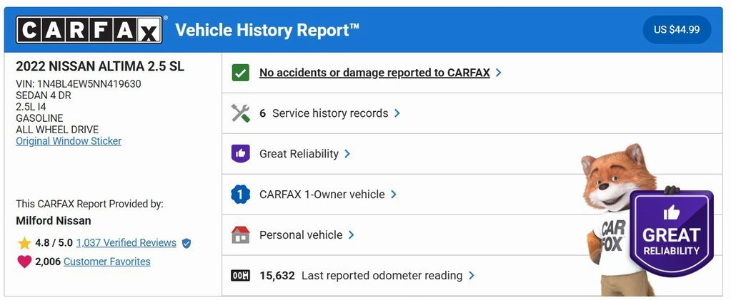 Certified 2022 Nissan Altima 2.5 SL image 33