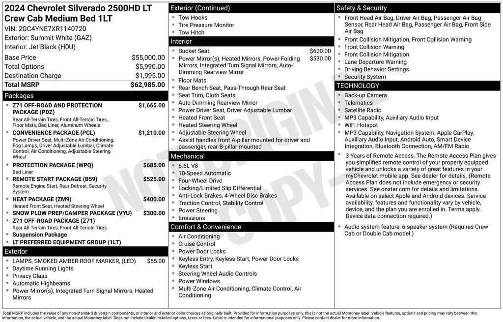 Used 2024 Chevrolet Silverado 2500 LT AWD/4WD image 52