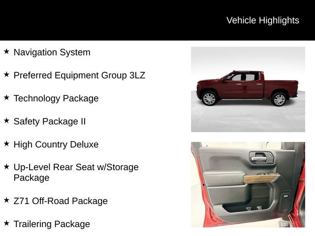 Certified 2019 Chevrolet Silverado 1500 High Country w/ Technology Package image 27