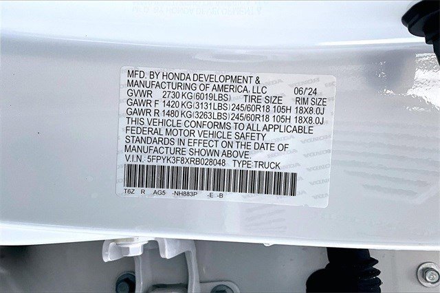 Certified 2024 Honda Ridgeline Black Edition image 20