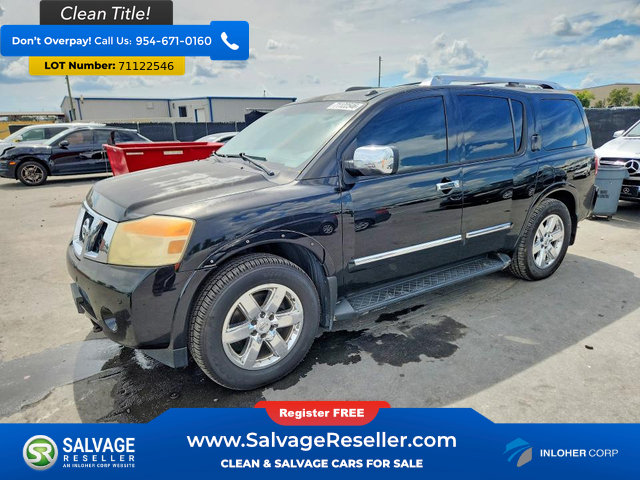 Used 2010 Nissan Armada Platinum w/ Captain Seat Pkg RWD image 1