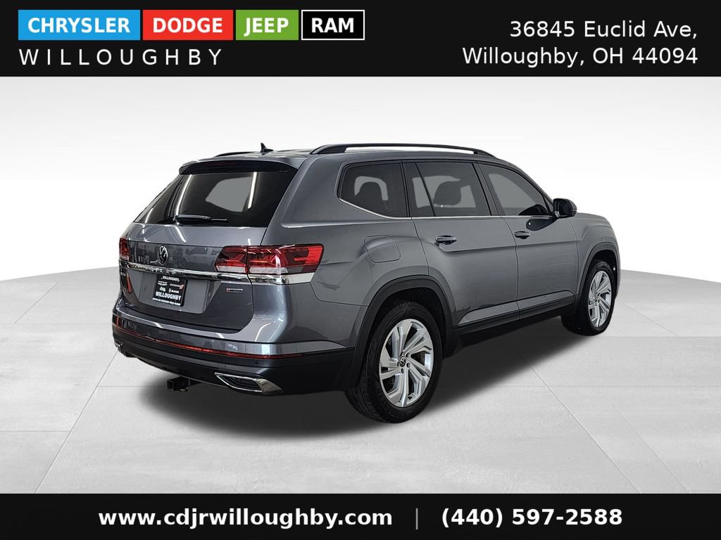 Used 2021 Volkswagen Atlas SE w/ Panoramic Sunroof Package AWD/4WD image 9