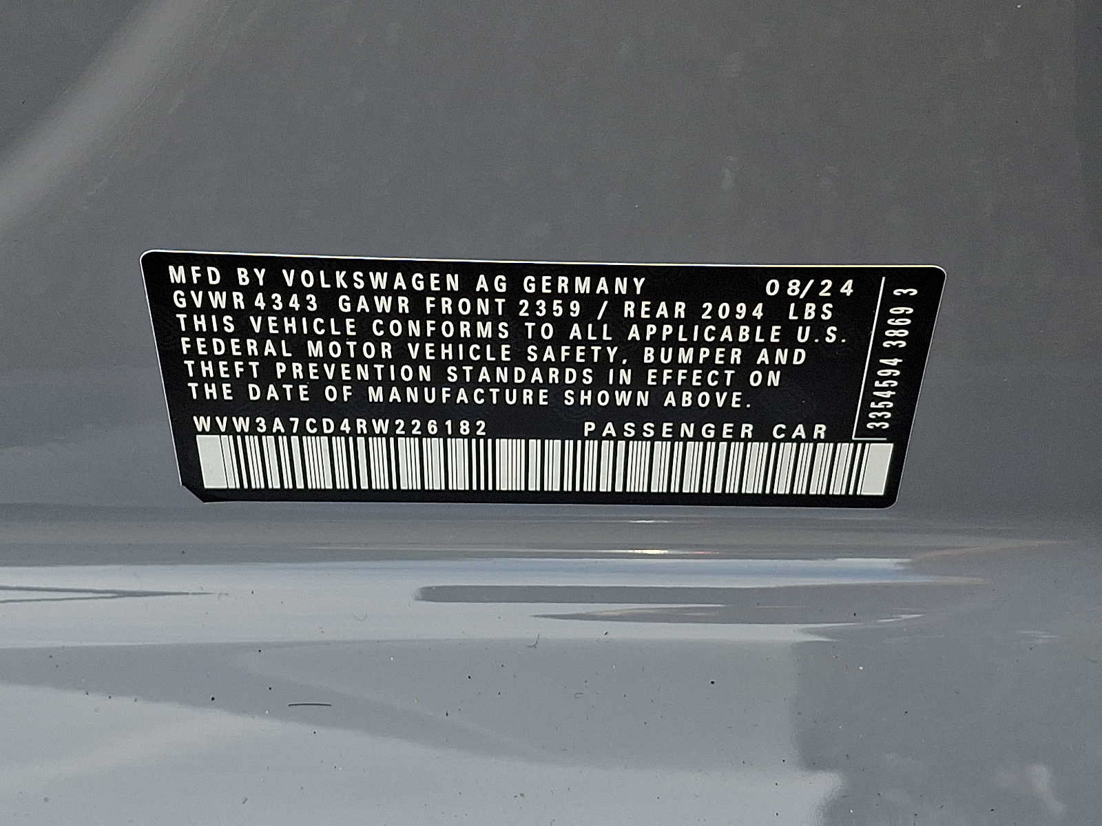 Used 2024 Volkswagen GTI SE w/ SE Leather Seats Package FWD image 26