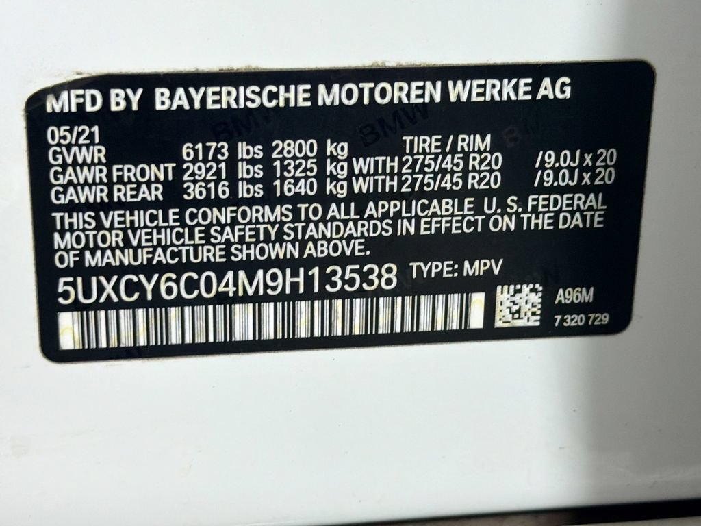 Used 2021 BMW X6 xDrive40i w/ M Sport Package AWD/4WD image 33
