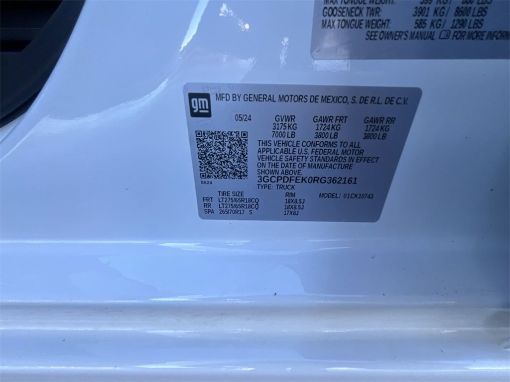 Certified 2024 Chevrolet Silverado 1500 LT Trail Boss w/ Protection Package image 34