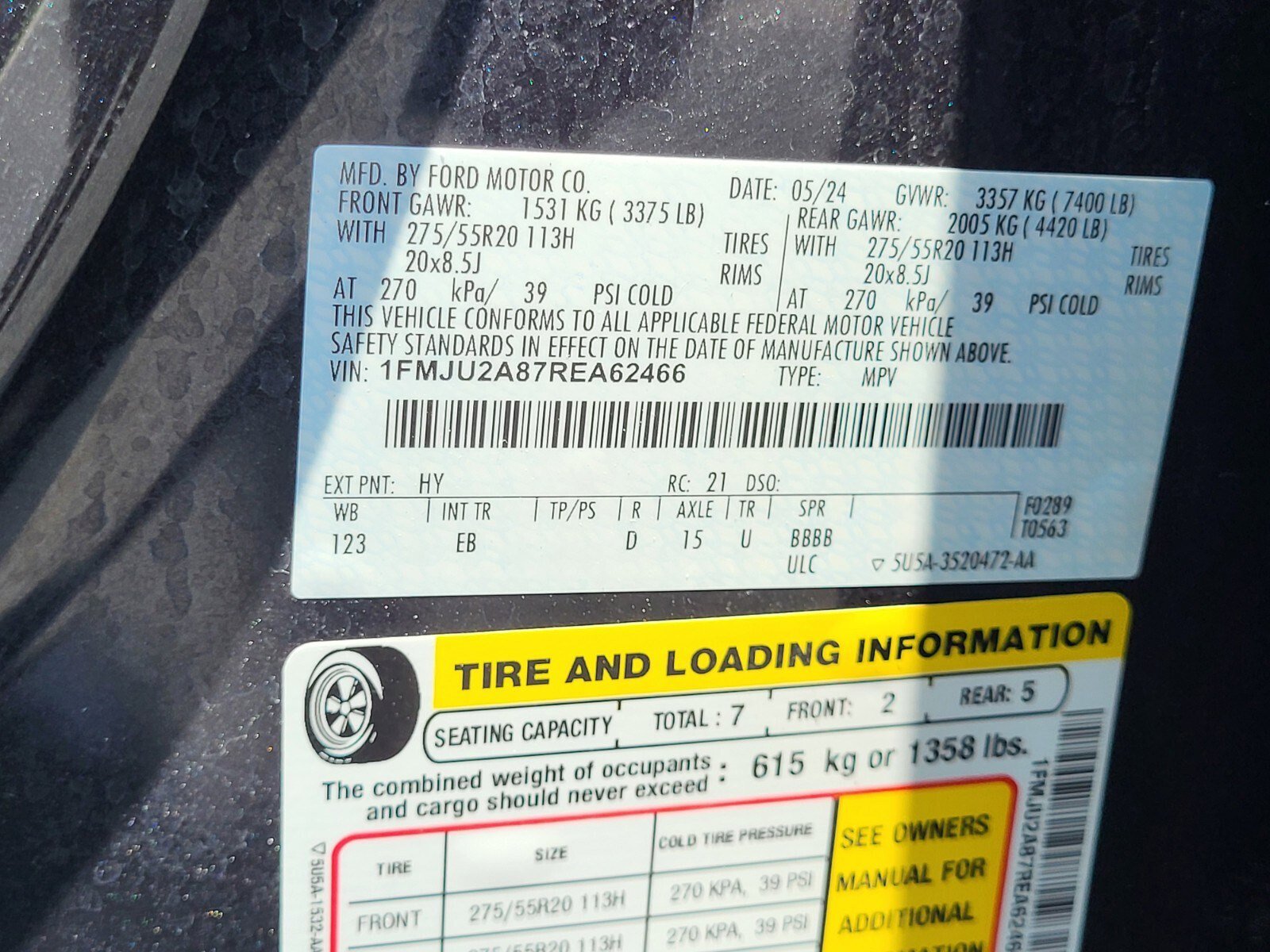 Certified 2024 Ford Expedition Limited AWD/4WD image 36