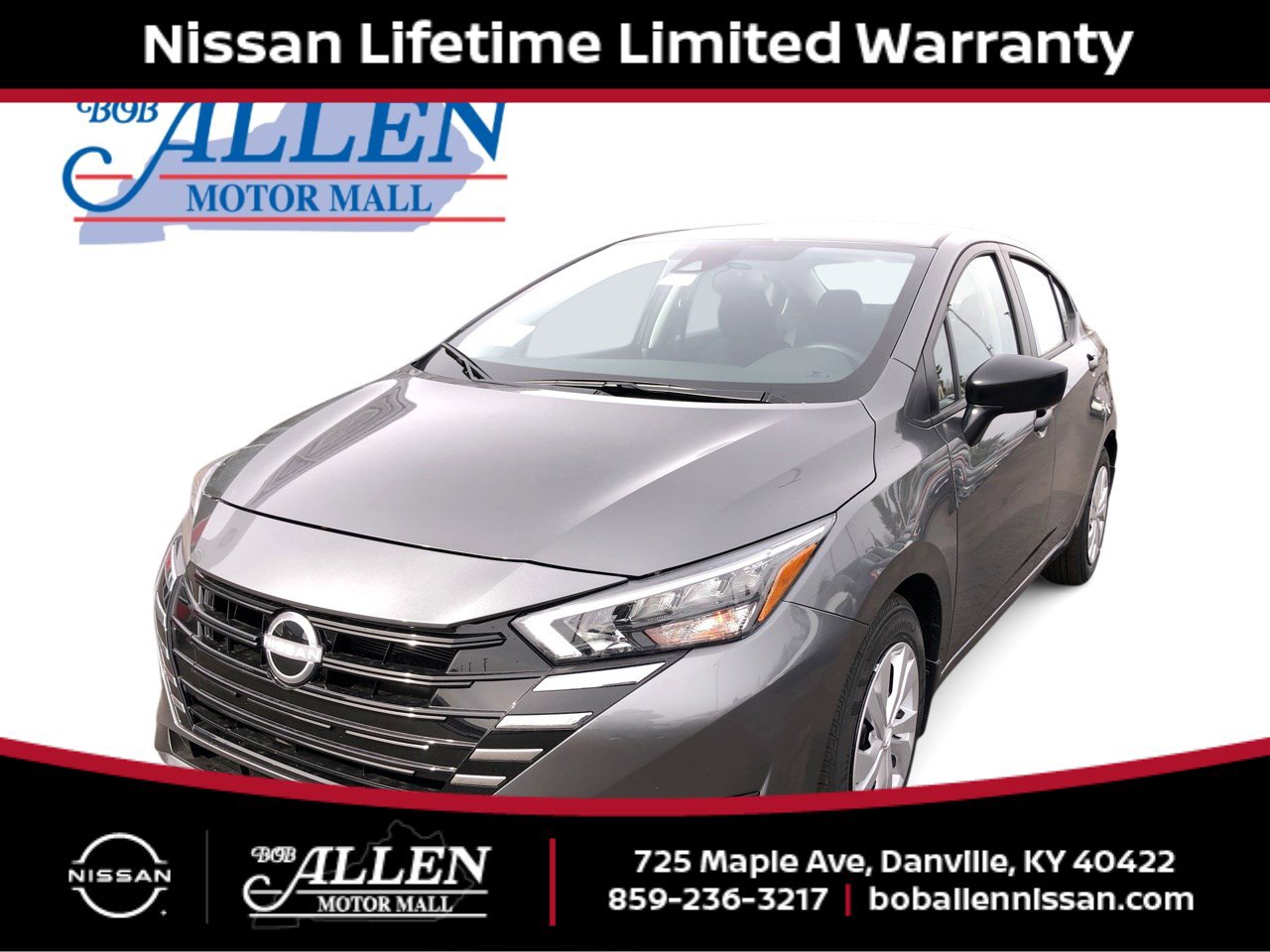 New 2025 Nissan Versa S w/ Trunk Package