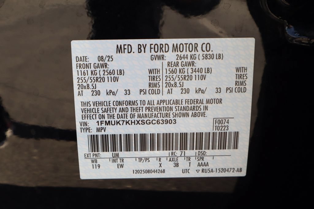 Used 2025 Ford Explorer ST-Line w/ Premium Package RWD image 38