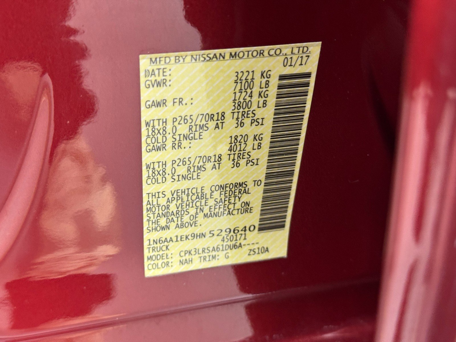 Used 2017 Nissan Titan S image 35